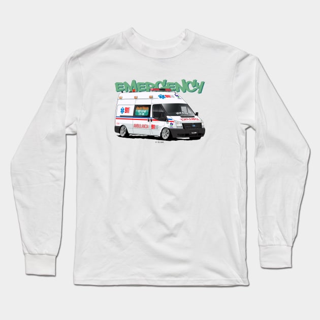 911 Long Sleeve T-Shirt by LpDesigns_